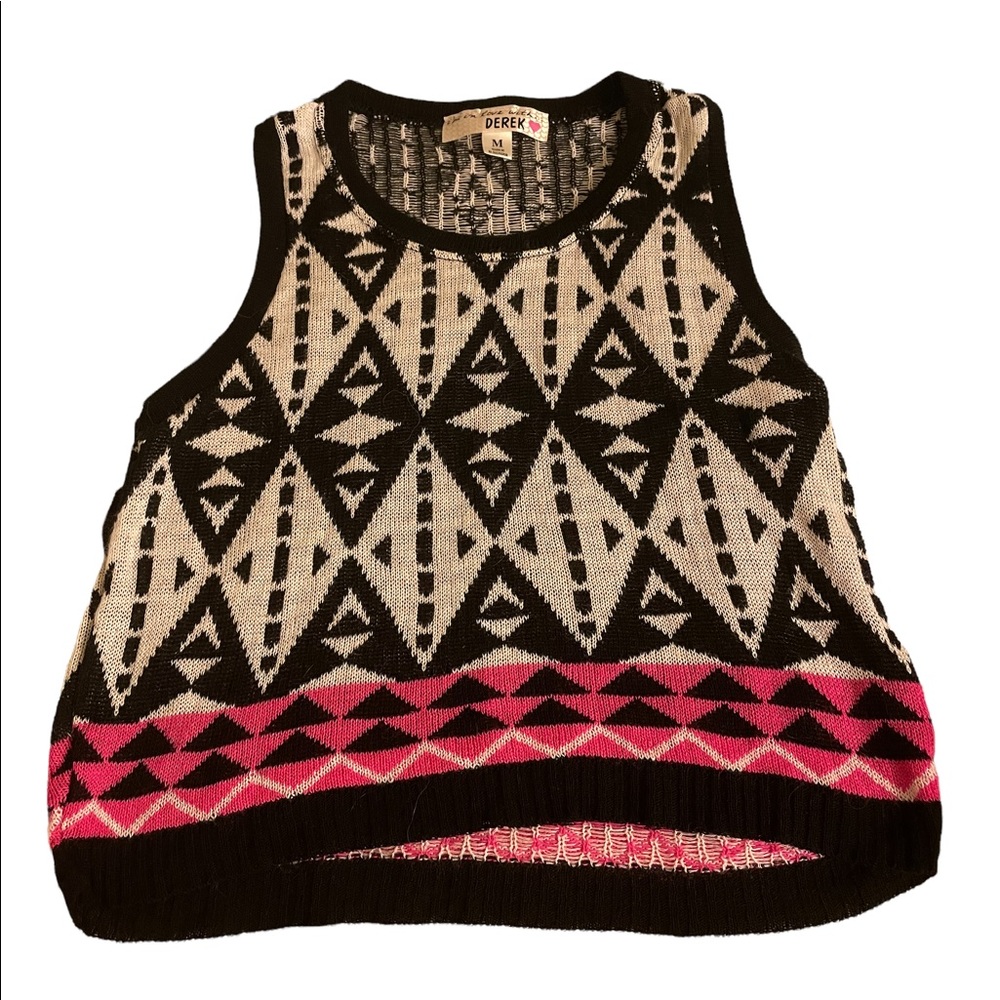 Knit crop top